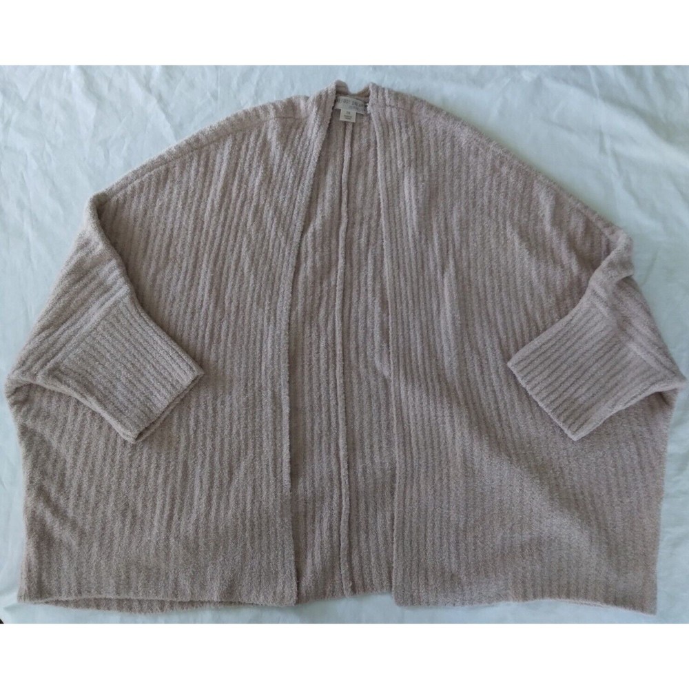 Barefoot Dreams CozyChic Lite Ribbed Shrug Sweater Cardigan Light Pink Womens 2X - Picture 5 of 8